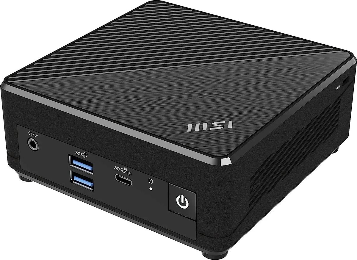 Неттоп MSI Cubi N ADL-018RU Intel N200,  DDR4 4ГБ, 128ГБ(SSD),  Intel UHD Graphics,  Windows 11 Pro,  черный [9s6-b0a911-211]